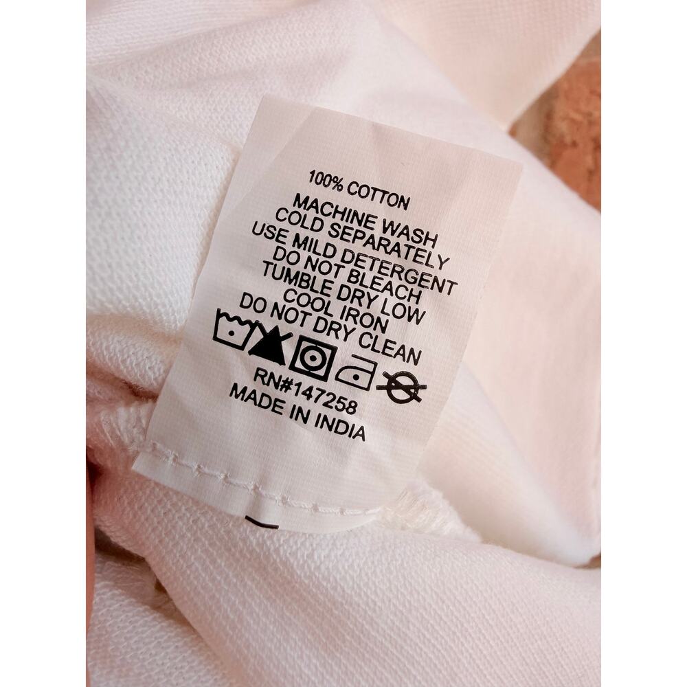 Simply Southern White Polo Shirt Size Large NWT - Picture 3 of 4